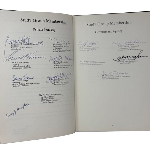 Set 2 Joseph Hennage Books U.S. Public Printer Recommendations & Reports 1972&73 - Picture 11 of 12